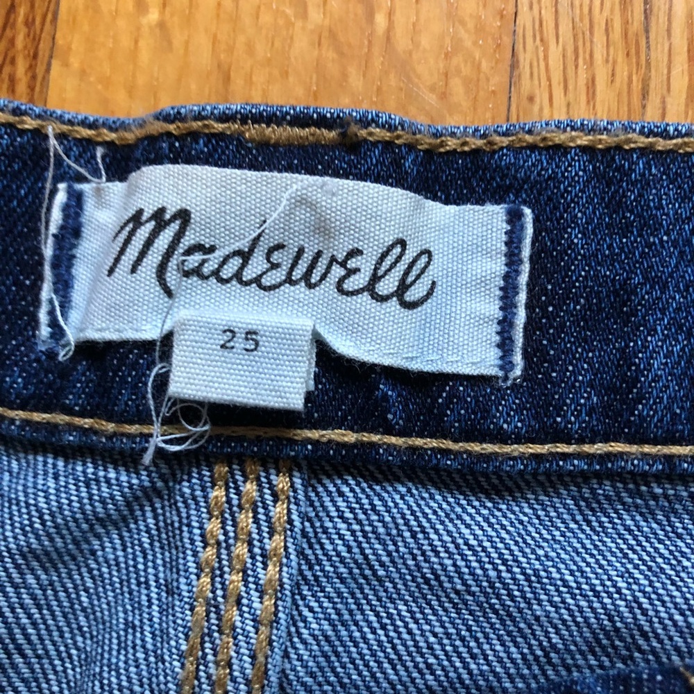 Mini jeans skirt from Madewell.